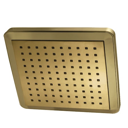 Showerscape K250A7 9-5/8 Inch Square Rainfall Shower Head, Brushed Brass K250A7